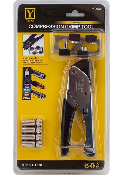 Powermaster F-bnc-rca Konnektör Sıkma Pense Yk-5085n
