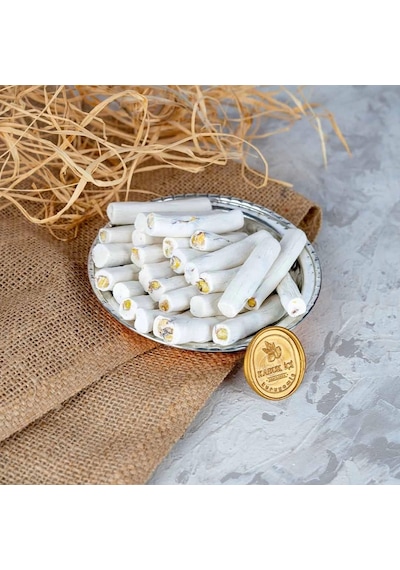 Kabuk İçi Kuruyemiş Sütlü Antep Fıstıklı Fitil Lokum 500 G
