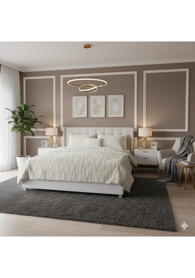 Comfort Yorgan Seti Çift Kişilik Ivy Krem Krem