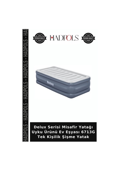 Delux Serisi Misafir Yatağı Uyku Ürünü Ev Eşyası 6713g Tek Kişilik Şişme Yatak Diğer