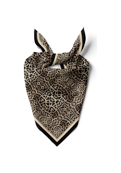 Leopar Desen Bandana/fular Çok Renkli