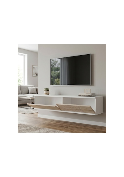 Tda1204a Corsa Duvara Montaj Tv Stand, Tv Rafı Antrasit 120cm