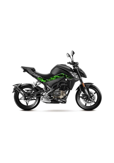 2023 Cfmoto Nk250 Forest Green Yeşil Orta Şase Sticker Etiket Modeli