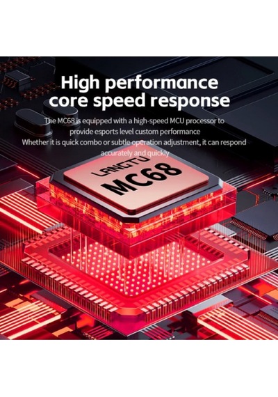 Langtu Mc68 Rgb Yüksek Performanslı Oyun Manyetik Anahtarlı Kablolu Klavye