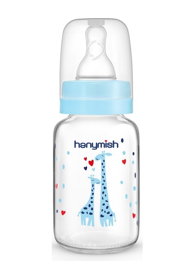 Hanymish Cam Biberon 125 Ml 0-6 Ay - Mavi