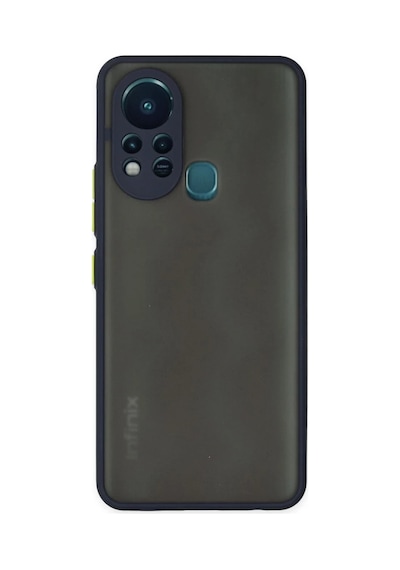 İnfinix Hot 11s Uyumlu Kılıf Montreal Silikon Kapak - Lacivert