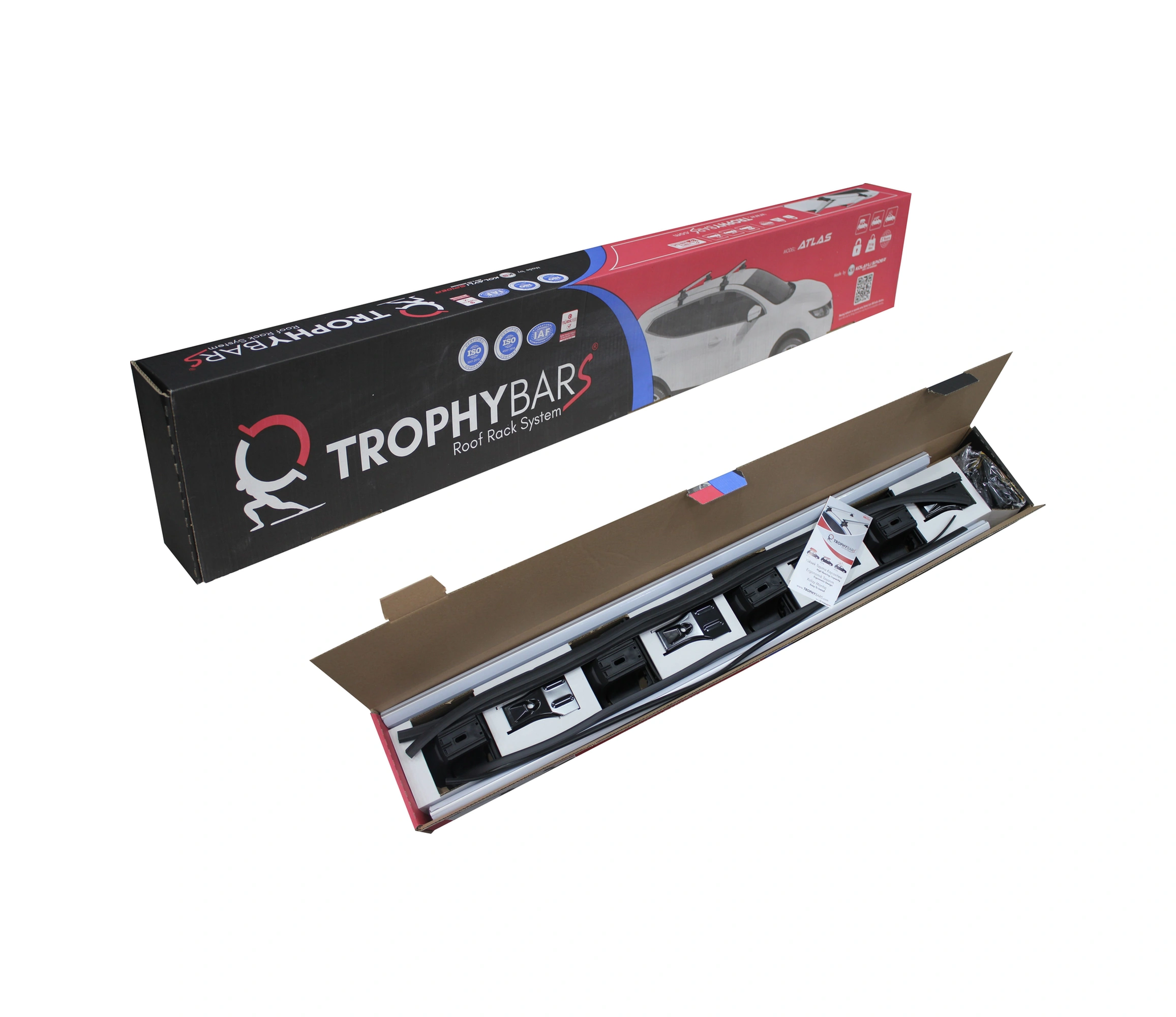 Trophybars Kilitlenebilir 120 Cm Gri Ara Atkı - Seat Leon 2 2009-2012 Hatchback İle Uyumlu Tavan Barı