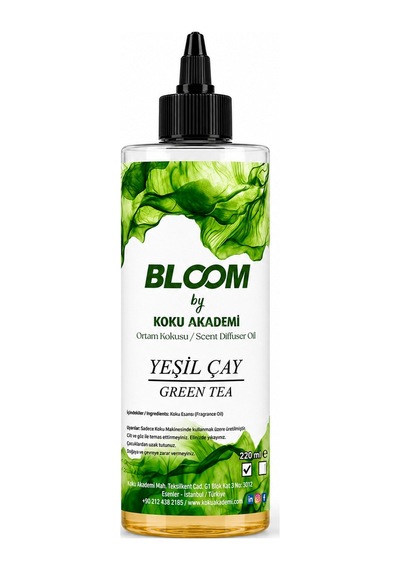 Bloom Yeşil Çay Makine Koku Kartuşu 220 ML