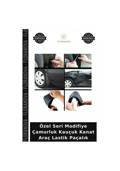 Özel Seri Modifiye Çamurluk Kauçuk Kanat Araç Lastik Paçalık