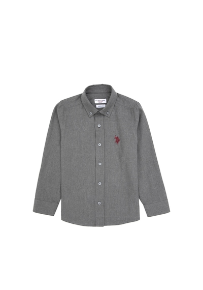 U.s. Polo Assn. Erkek Çocuk Gri Gömlek Basic 50316769-vr024 Gri