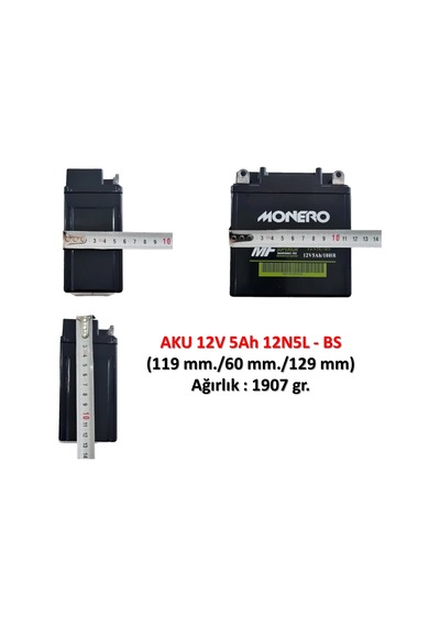 Lifan Tay 100 Glınt 100 Uyumlu 12v 5a Akü Monero