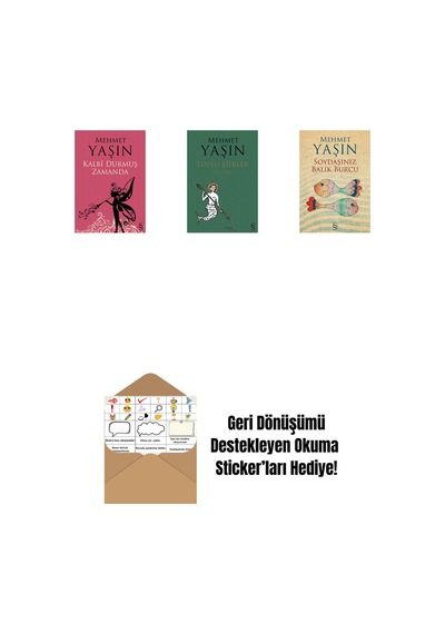 Kalbi Durmuş Zamanda + Toplu Şiirler + Soydaşınız Balık Burcu + Okuma Sticker'ları