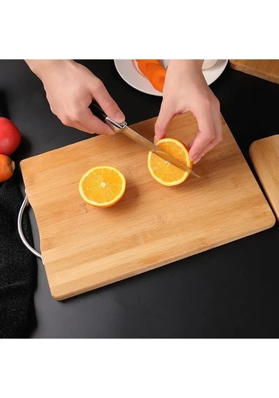 Kesme Tahtası Antibakteriel Yıkanabilir Doğrama Tahtası Dikdörtgen 34x24 Cm Diğer