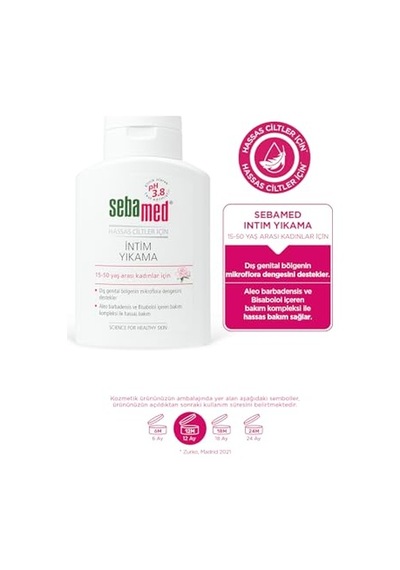 Sebamed İntim Yıkama Jeli - Hassas Ciltler İçin Ph 3.8 Dış Genital Bölge Temizleyici İntim Bakım Ürünü 200ml
