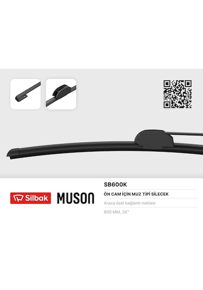 Silecek - 614 - Süpürgesi Muz Tipi 600 Mm Daf Cf 65 75 85 F 65 75 85-man F2000 F90 M2000-mercedes - Spt-gld - Ln790 1324
