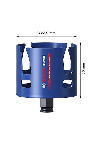 Bosch 83 Mm Yapı Malzemeleri İçin Panç 2608900476