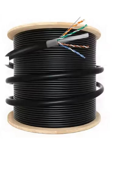 95 Metre Cat 6 Ethernet İnternet Kablosu Gigabit Destekli, Rj45 Uçlu, Ev Ve Ofis Ağı İçin 95m