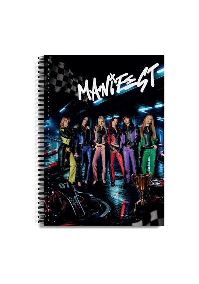 Manifest Defter A4 Spiralli 80 Yaprak Pp Kapak Çizgili Model 5 Çok Renkli