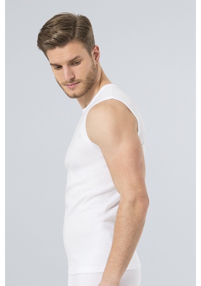 Türen Erkek Spor O Yaka Atlet 2\'li Paket 134/beyaz Beyaz