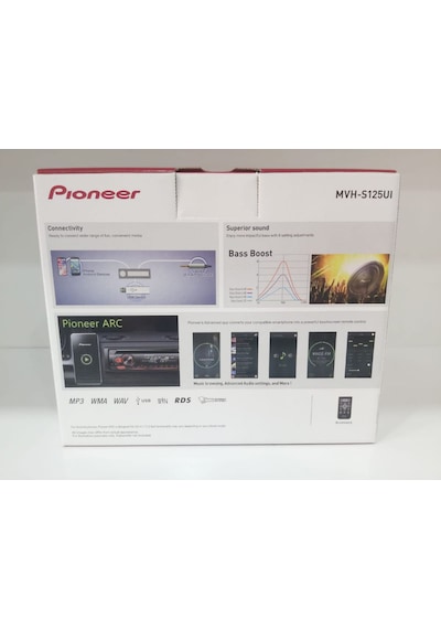 Pioneer MVH-S125UI Çift Amfi Rca Kumandalı USB Aux Teyp