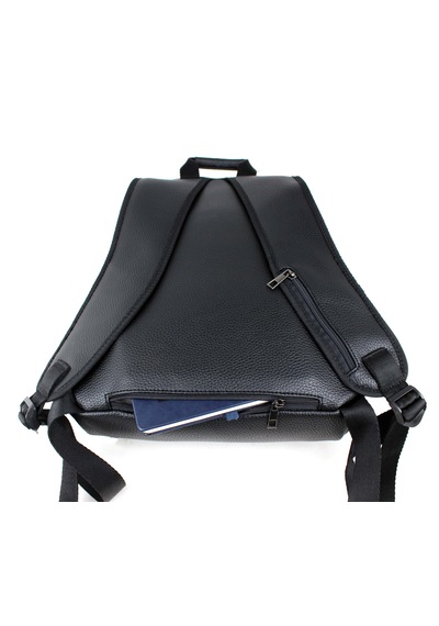 Unisex Siyah Laptop Bölmeli Okul Evrak Ve Sırt Çantası Siyah