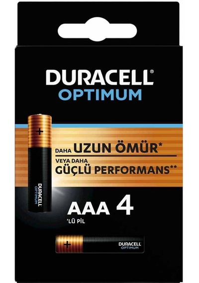 Duracell 4lü Optimum Aaa Kalem Pil