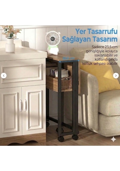 Sidney Kitaplık Raflı Katlanır Masa 70 Cm Tekerli Bilgisayar Masası Laptop Masası Siyah - Çam Sidney Kitaplık Raflı Katlanır Masa 70 Cm Tekerli Bilgisayar Masası Laptop Masası Siyah - Çam