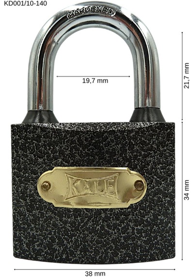 Kale Kilit Asma Kilit Döküm 40mm