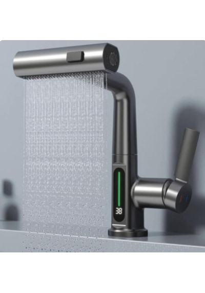 Akrobatik Spiralli Digital Eviye&lavabo Armatürü 31.01.391