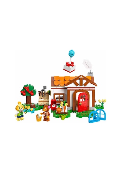 LEGO® Animal Crossing™ Isabelle Ev Ziyaretinde 77049 6+ Yaratıcı Oyuncak Yapım Seti - 389 Parça