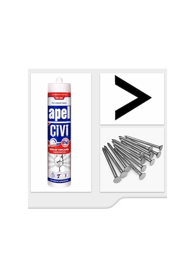 APEL HIZLI SIVI ÇİVİ MK300 390G AHŞAP, CAM, PLASTİK, AYNA YAPIŞTIRICI TUT319