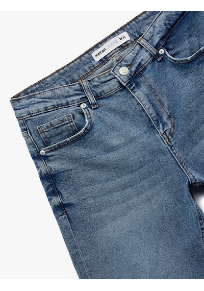Koton Katlamalı Paça Cep Detaylı Pamuklu Slim Fit Jean Şort Orta İndigo 5sam40191nd İndigo Koton Katlamalı Paça Cep Detaylı Pamuklu Slim Fit Jean Şort Orta İndigo 5sam40191nd İndigo