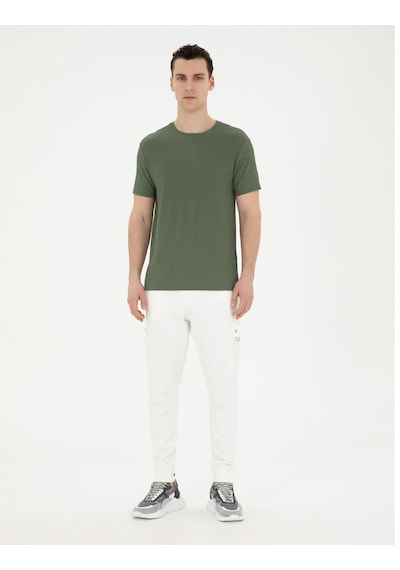 Pierre Cardin Erkek Ekru Carrot Fit Eşofman Altı 50285402-vr019 Beyaz