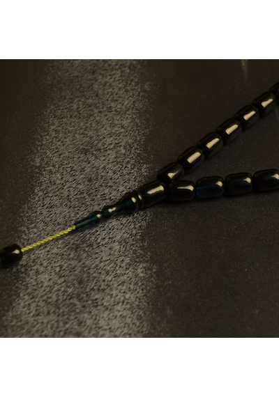 Kapsül Kesim 10x8 Mm Ateş Kehribar Sistem Püsküllü Tesbih Çok Renkli