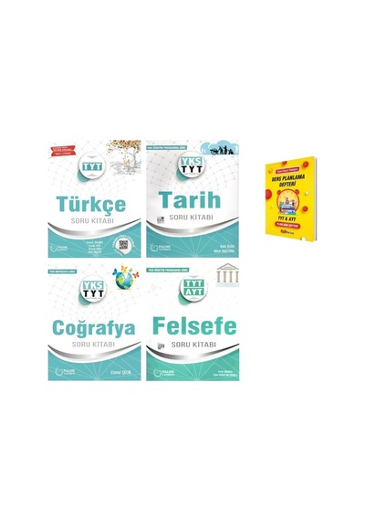 Tyt Türkçe Tarih Coğrafya Ve Felsefe Soru Kitabı 4lü Set