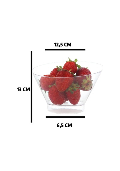 15'li Plastik Oval Tatlı Salata Çerezlik Kasesi 250 Cc Diğer