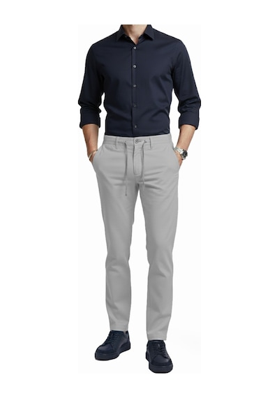 Deepsea Erkek Gri Esnek Kumaş Slim Fit Beli Lastikli Günlük Spor Pantolon 2601070 Gri Deepsea Erkek Gri Esnek Kumaş Slim Fit Beli Lastikli Günlük Spor Pantolon 2601070 Gri