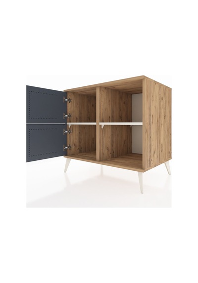 Kronos Şifonyer 2 Raflı 2 Kapaklı 88x59x80 Çam-antrasit/aytaşı Antrasit/aytaşı Kronos Şifonyer 2 Raflı 2 Kapaklı 88x59x80 Çam-antrasit/aytaşı Antrasit/aytaşı