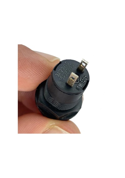 Ic-185d Buton Yuvarlak Plastik Kalıcı 12mm 2p