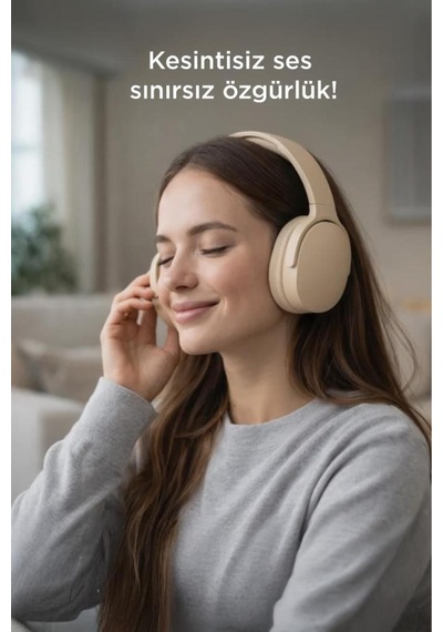 Bluetooth Kulaklık Kulak Üstü Kablosuz Kulaklık P2961