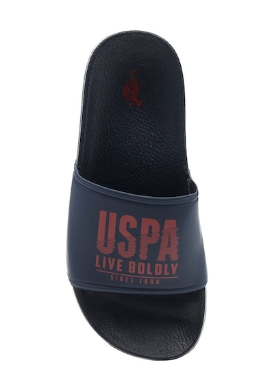 U.S. Polo Assn. U.S Polo Assn. Gusty 3Fx Poli Hafif Anotomik Taban Erkek Terlik Lacivert - Bordo