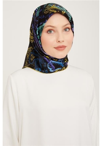Armine Twill İpek Eşarp 23ka9037 52 Koyu pudra