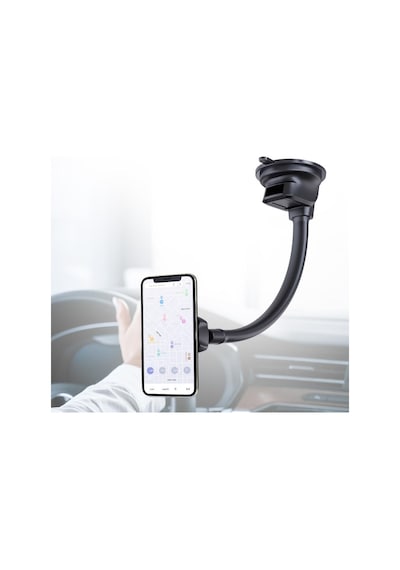 Simex Telefon Tutucu Vantuzlu Miknatisli St-202 Aqua Siyah (546820584)