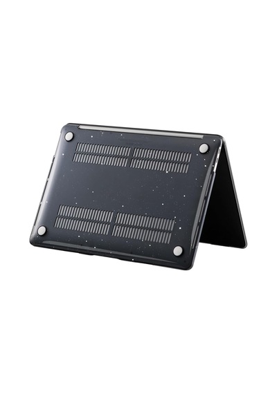 Macbook Pro 16.2 İnç Kılıf A2485 A2780 A2991 A3403 A3186 A3428 A3429 Uyumlu Simli Kristal Parlak Siyah Hard Case Şeffaf Sert Kapak İnce Koruyucu Belirtilmemiş