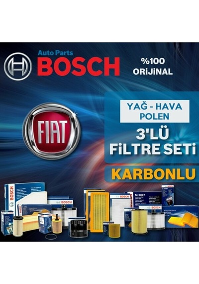 Fiat Doblo 1.3 Multijet Bosch  Filtre Bakım Seti 2006-2012 199A2 (495584664)