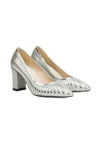 Pierre Cardin PC-52037-3478 Gumus - Kadın Topuklu Ayakkabı 35783