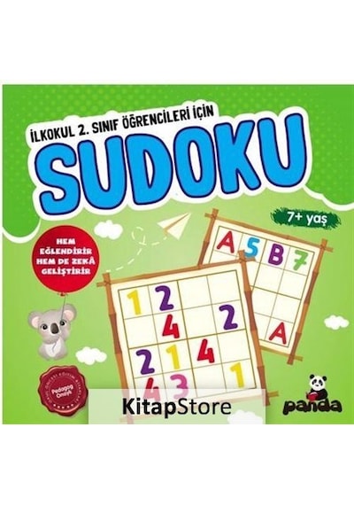 Sudoku 7 Yaş - İlkokul 2. Sınıflar İçin- Panda