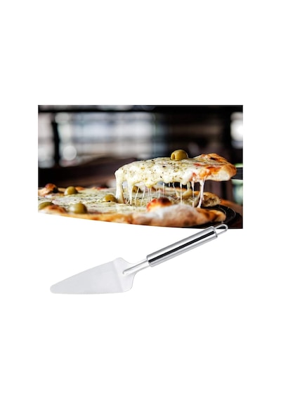 Profesyonel Paslanmaz Çelik Pasta Spatulası, Gümüş Renk, Pizza Ve Tatlı Servis Aparatı,spatula Çelik Diğer