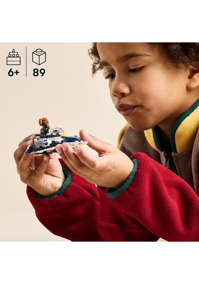 LEGO® Star Wars: Klon Savaşları Plo Koon'un Jedi Starfighter™ Mikro Savaşçısı 75400 - 6 Yaş ve Üzeri Çocuklar için Oyuncak Yapım Seti (89P)