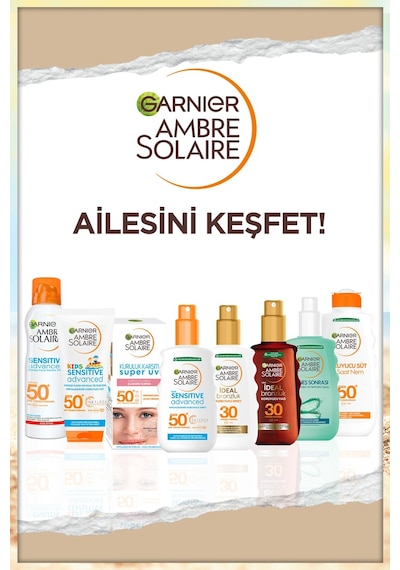 Garnier Ambre Solaire Hindistan Cevizli Yoğun Bronzlaştırıcı Yağ SPF 2 200 ML